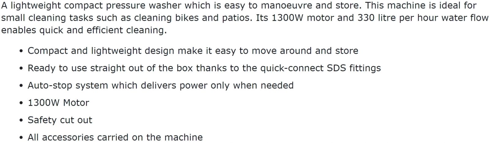 מכונת שטיפה בלחץ בוש BOSCH AQT 33-11 1300W